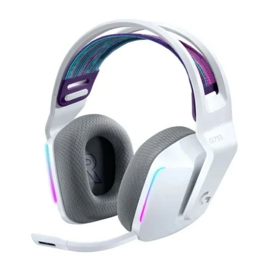 Logitech G733 Lightspeed Wireless Rgb Gaming Headset - White